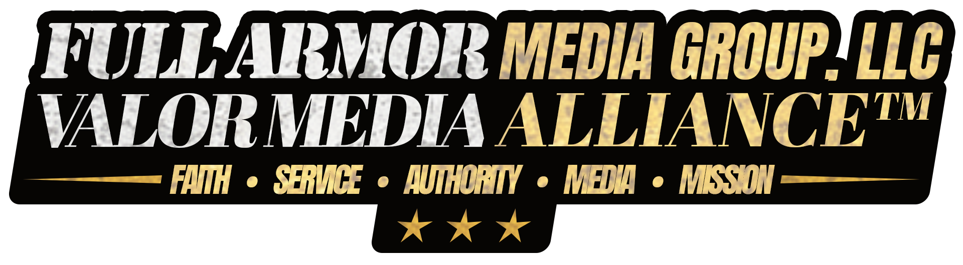 FULL ARMOR VALOR BANNER ITALICS